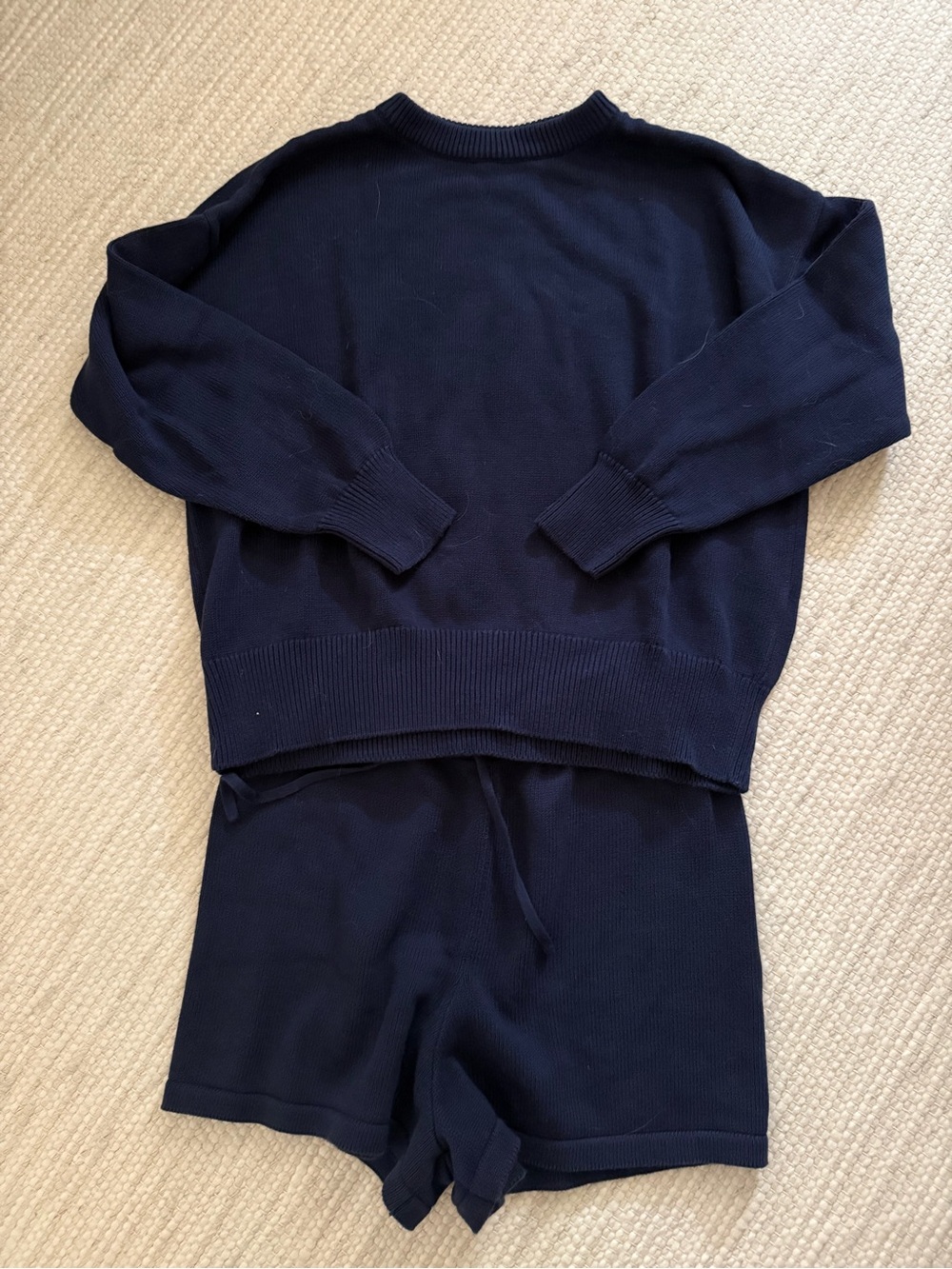 Julia Amory Falmouth SET — Sweater in M, Shorts in M (Navy)